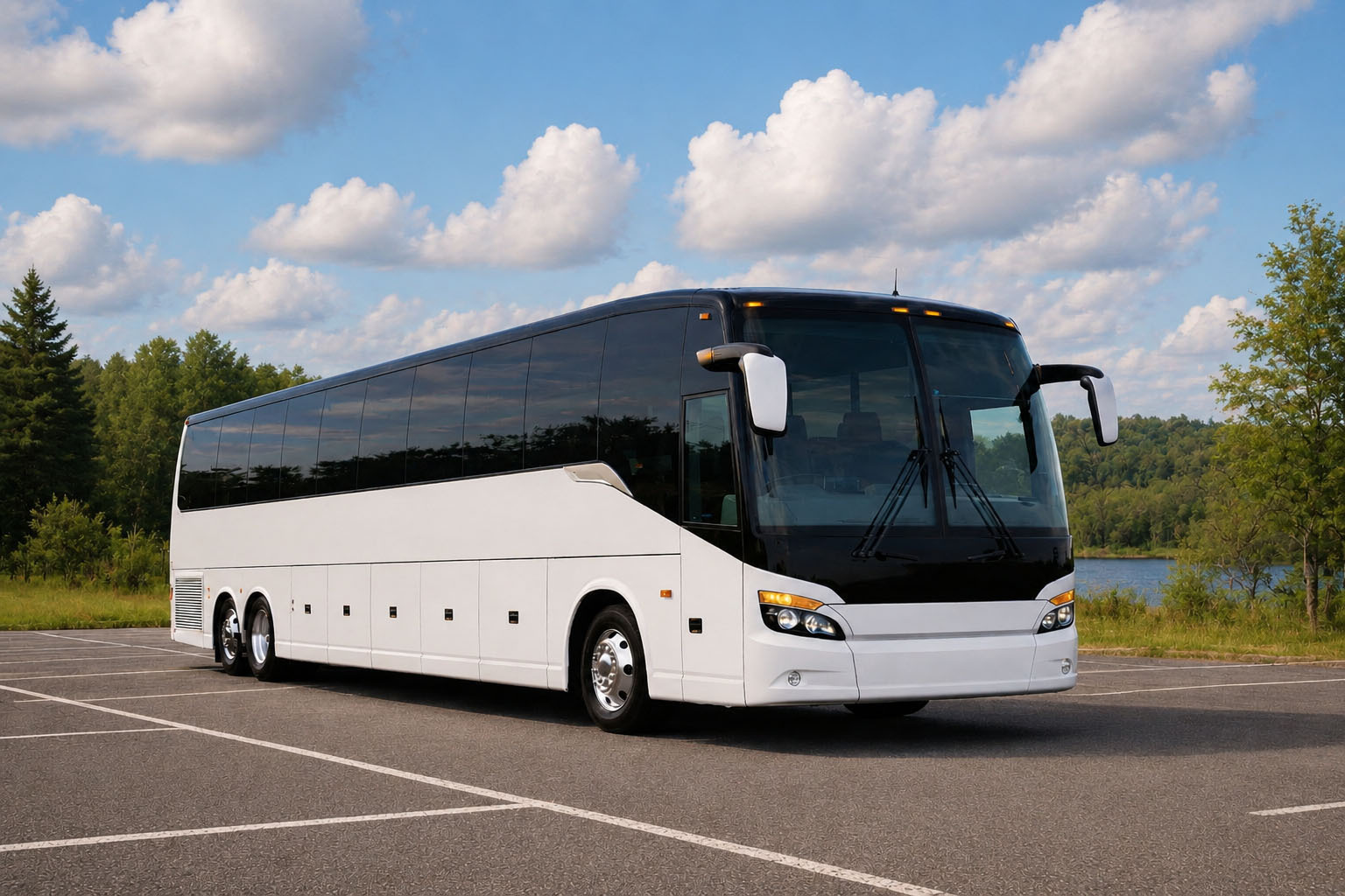 West Des Moines Iowa Charter Bus Company fleet
